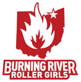Burning River Roller Girls Logo - Rebranding