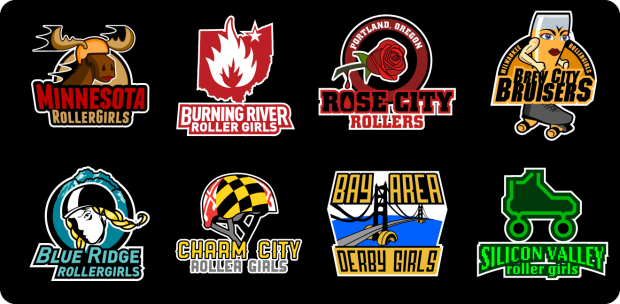 Roller Derby Logos